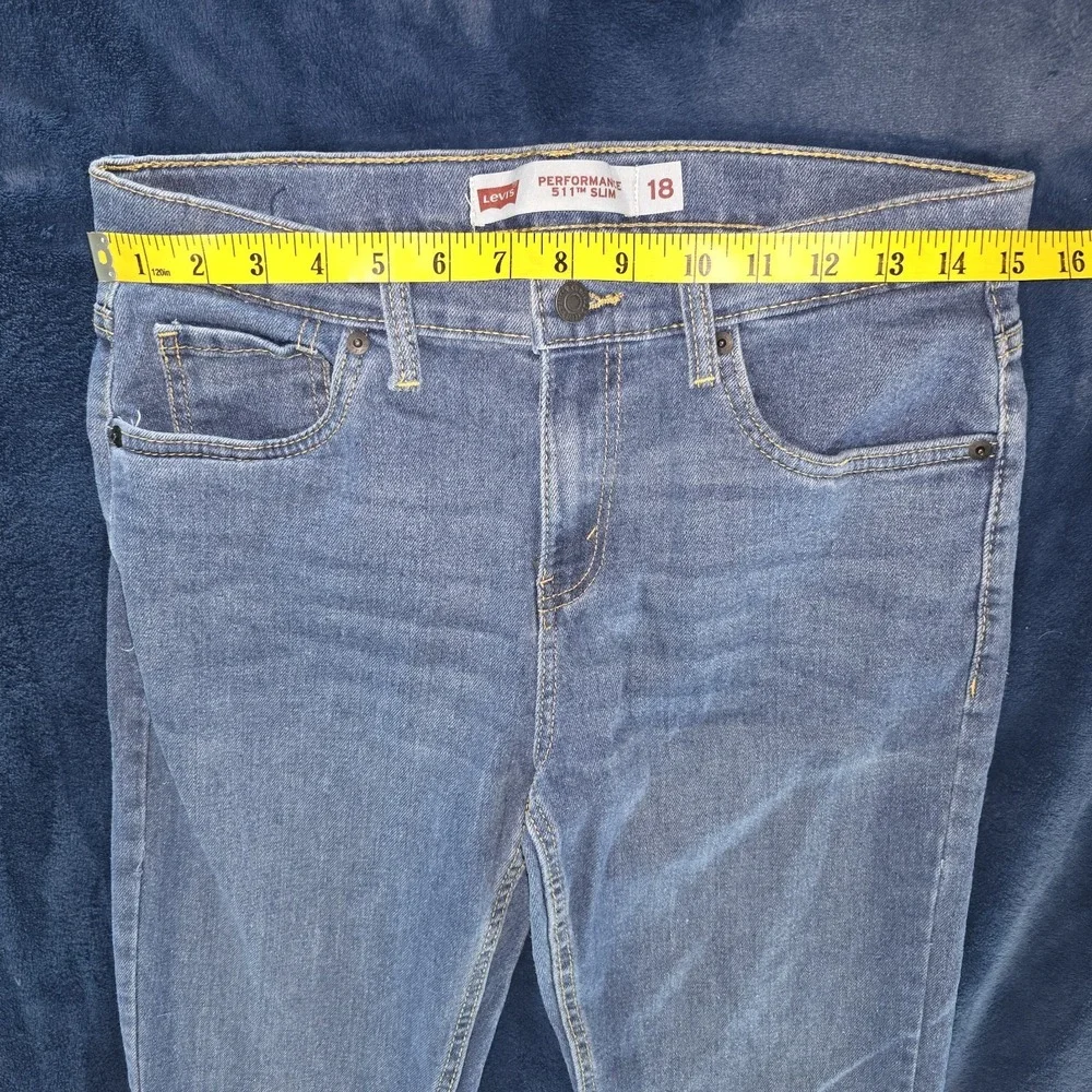 Levi's 511 Performance‎ Slim Fit Jeans Blue Zip Fly W29